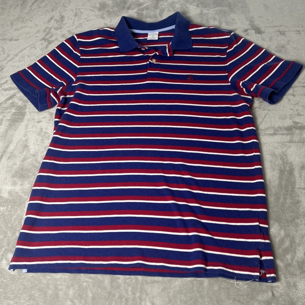Mens XL Brooks Brothers 1818 Striped Polo Shirt